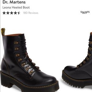 Dr. martens Leona heeled boots